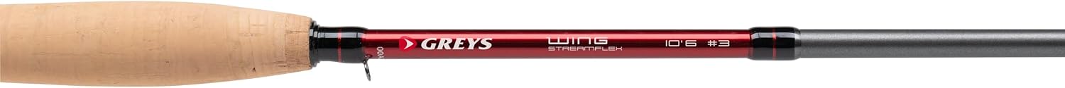 Greys Wing Streamflex Canne à pêche à la Mouche 9'8"/10'8" - 2/3wt - 4+1
