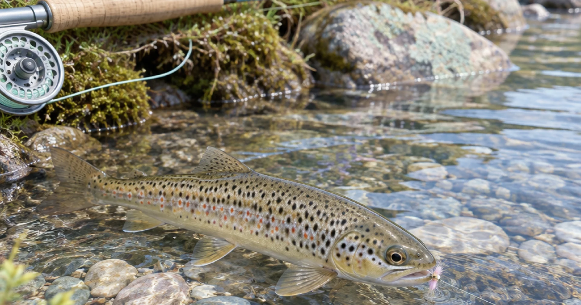 Nymphe à vue en eau basse : repérer et piéger les truites méfiantes de fin de saison