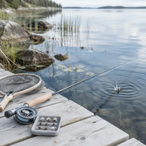 Pêche à la mouche en lac : prospecter les bordures et trouver les truites en été