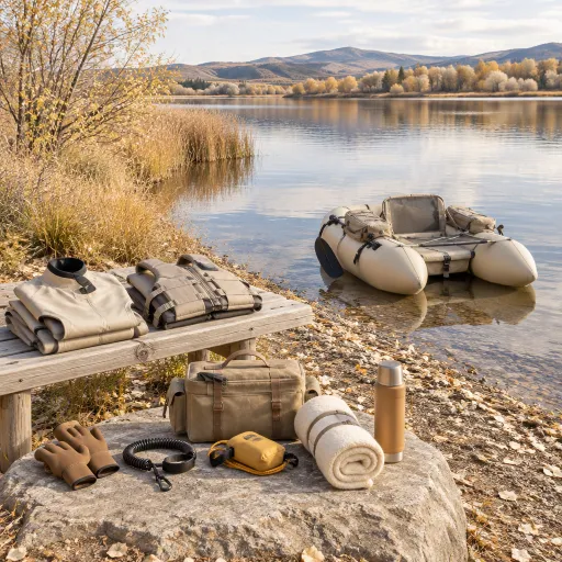 Float-tube à l'automne : bien s'équiper pour affronter l'eau froide en sécurité