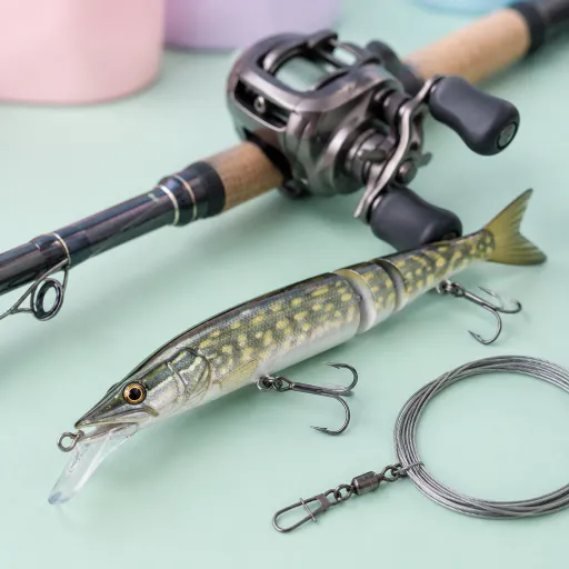 Jerkbait pour le brochet : comment choisir canne, leurres et accessoires sans se tromper