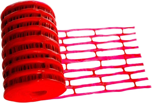 Signalisation Chantier - Grillage avertisseur Rouge électricité 25mx30cm