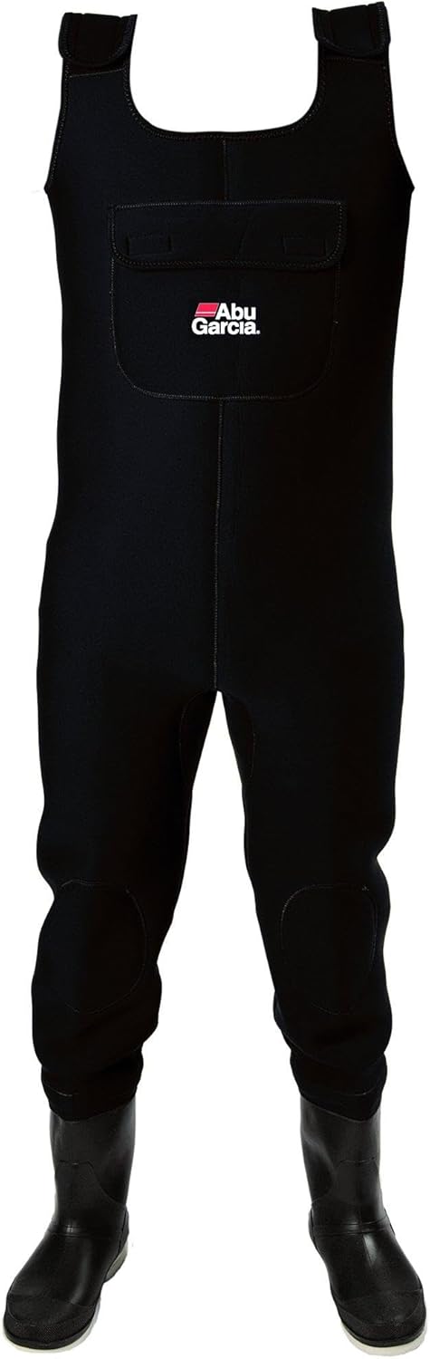 Abu Garcia Neoprene Pêche Cuissardes - Cuissardes imperméables avec Bottes intégrées et Semelles en Feutre pour Une adhérence maximale - isolées et durables, pour Les activités de Plein air, S-XL
