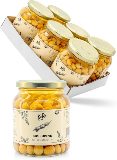 Graines de lupin en saumure bio 6 x 190 g