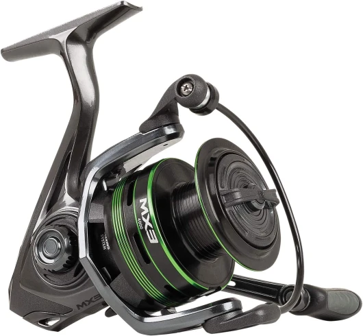 MX3 moulinet spinning en graphite pour la pêche des carnassiers, moderne, léger, parfait pour pêcher les sandre, brochets, perches et truites 2000S FD MX3