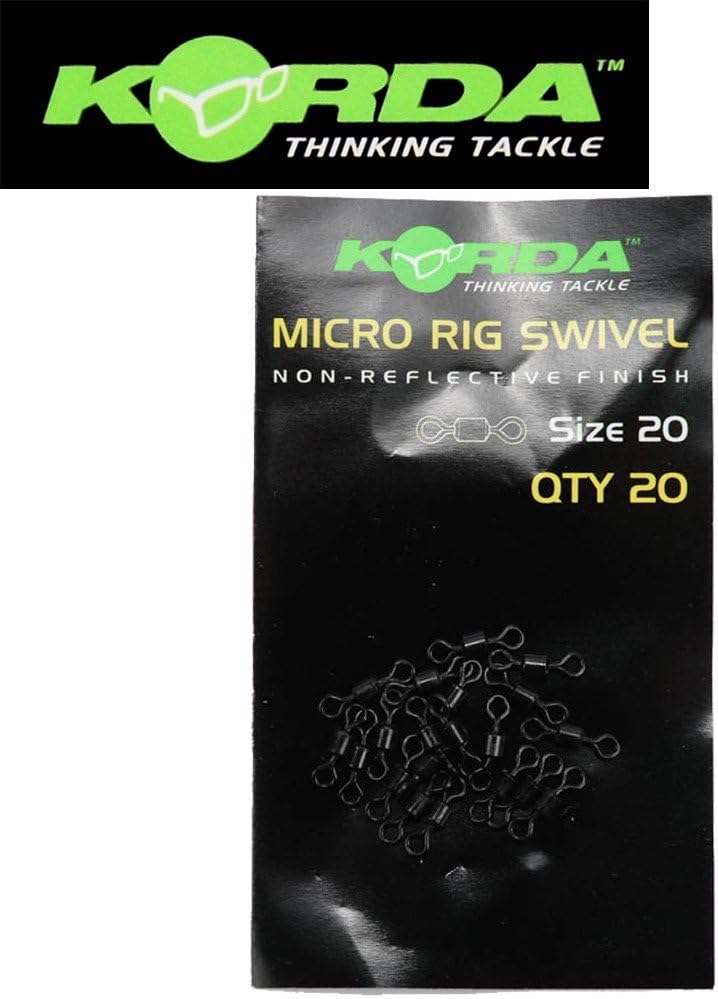 Korda Micro Rig Swivel - 20 pieces – KORDA
