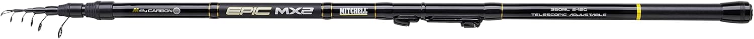 Epic MX2 Canne à pêche télescopique réglable conçue pour la pêche Flottante en rivière ou ruisseau Action Progressive pour réduire la Perte de Poissons, Canne à pêche, Canne à pêche