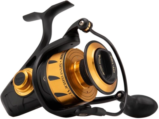 PENN Spinfisher VI Long cast moulinet spinning long cast, pour la pêche en mer en Surcasting, pêche du bord, long lancer, depuis la plage, poisson plat, bar 10500 Spinnrollen