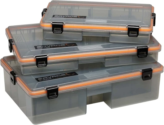Savage Gear Boîte à appâts étanche WP Lurebox Smoke 35,5 x 23 x 9,2 cm 6B (35,5 x 23 x 9,2 cm)