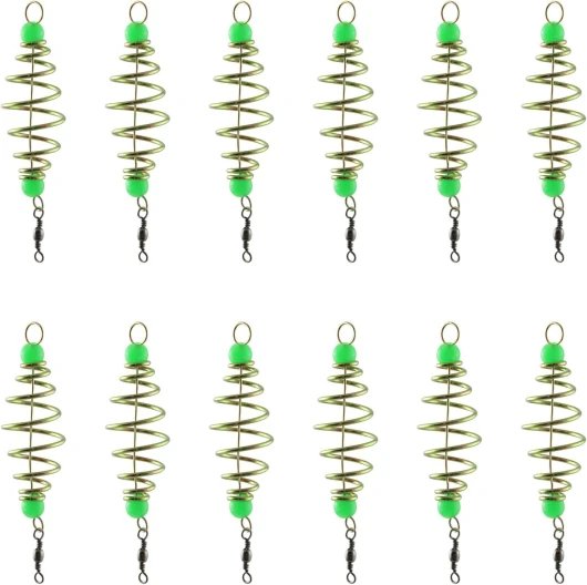 DGHAOP Lot de 12 appâts de pêche en forme d'olive pour pêche à la carpe et poisson-chat