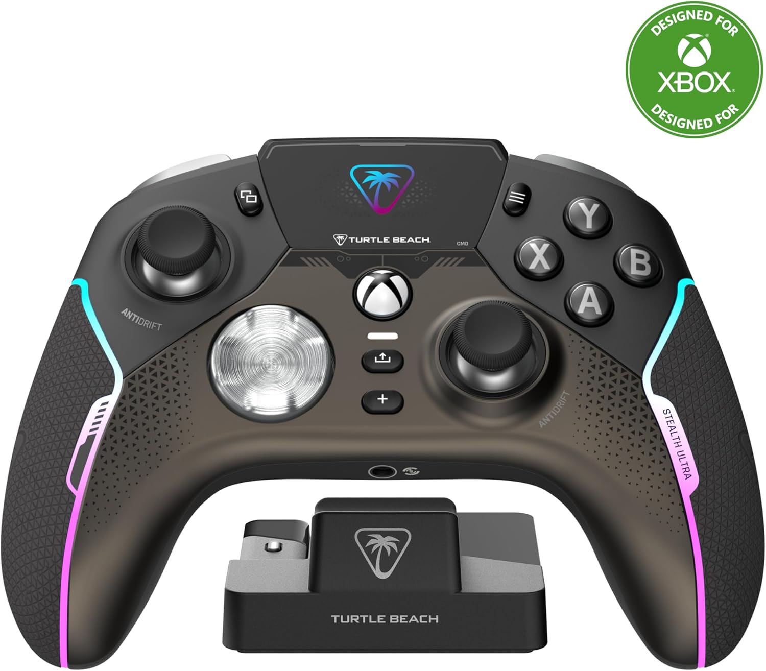 Stealth Ultra Sans fil Haute Performance avec Station de Charge Rapide, Butée de gâchette réglables et Ecran de Commande pour Xbox Series X-S, Xbox One & PC [Licence officielle pour Xbox]