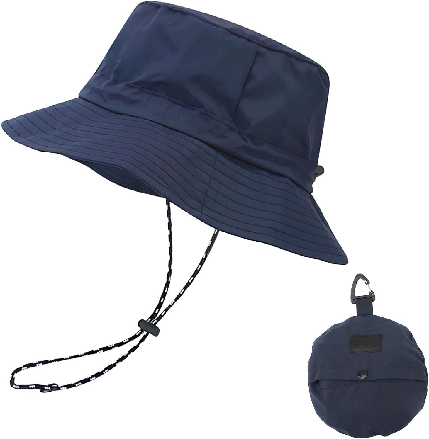 Chapeau de Pêcheur Imperméable Femme Chapeau de Soleil Anti-UV Pliable en Nylon de Haute Qualité pour Activités de Plein Air