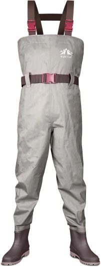 Waders Pêche Homme：Cuissardes Peche Homme Waders Chasse Femme Imperméable Respirant avec PVC Bottes Taille 40-47