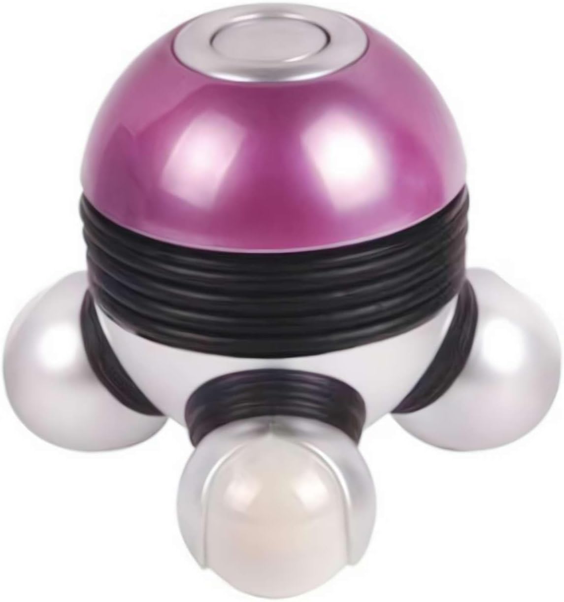 XIAOBAN Mini masseur portable – Vibrations de massage puissantes pour soulager les muscles et la relaxation, masseur corporel vibrant portable avec lumière LED pour soulager la douleur de la main, de Violet 1 pièce
