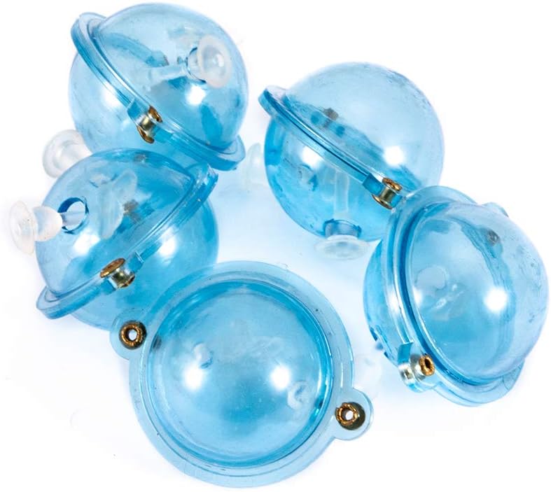 ATATMOUNT 5 pièces/Ensemble Flotteur de pêche ABS Boules en Plastique Boule d'eau Bulle flotteurs s'attaquer à la pêche en mer Accessoires de Plein air Bleu Rouge 25/32/40 / 47mm