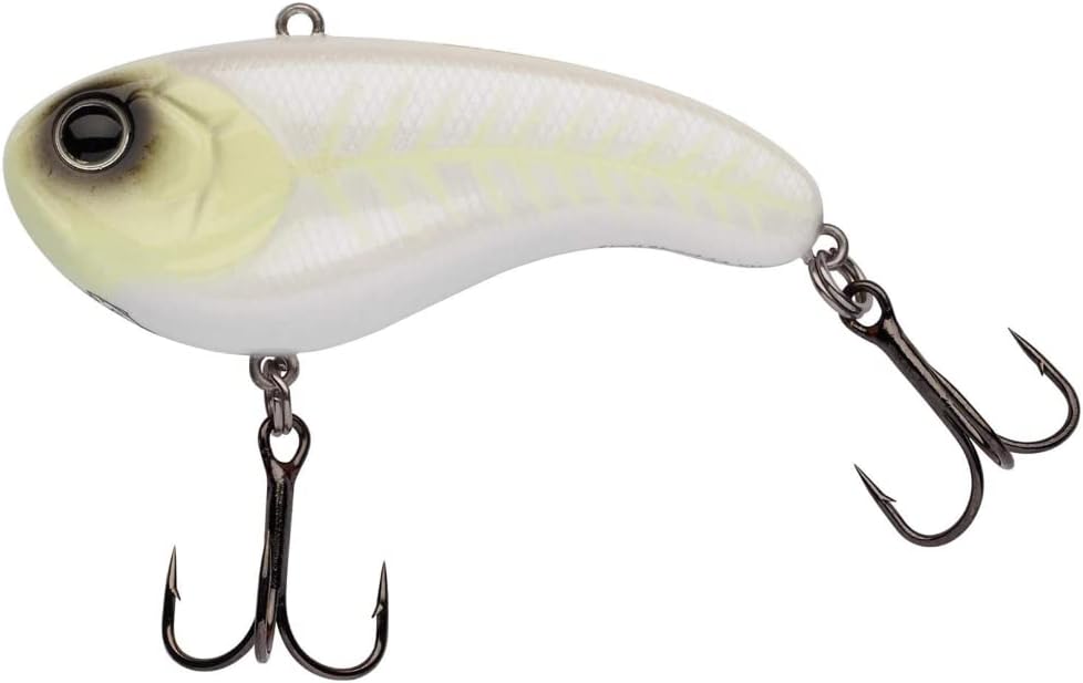 Berkley Flatt Shad leurre dur polyvalent pour la pêche des carnassiers en eau douce - cible les brochets, les sandres Ghostscent 11g - 50mm