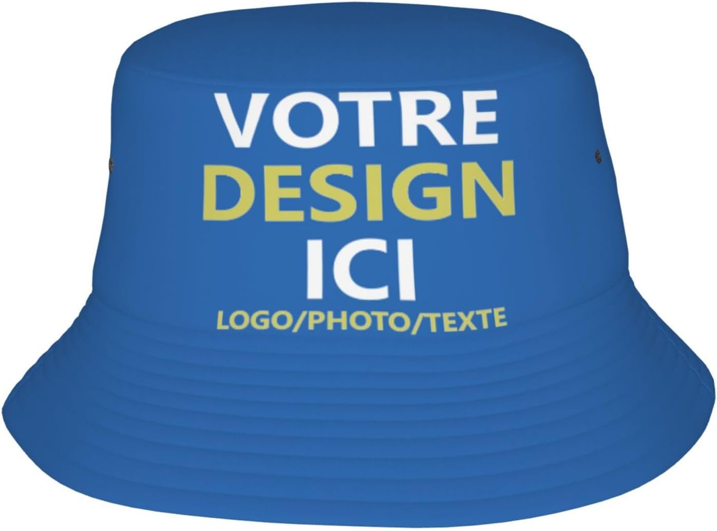 Fyralune Bob personnalisé Chapeau de Pêche Personnalisable pour Été et Aventure chapeaus bob – Ajoutez Un Design Unique Chapeau- Homme Soleil – Cadeau Drôle pour Vacances et Plein Air