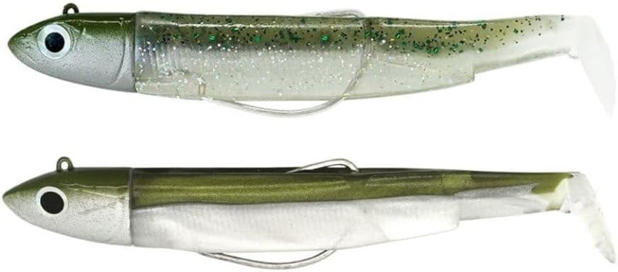 Fiiish Double Combo Off Shore Black Minnow No.2-9cm - 10g - Kaki - Ghost Minnow - BM3012