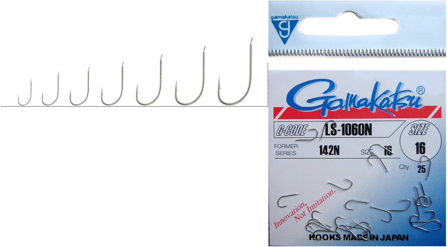 Ami gamakatsu Daiwa Fassa série 142 N LS 1060 N N12 Sachet 25 ami