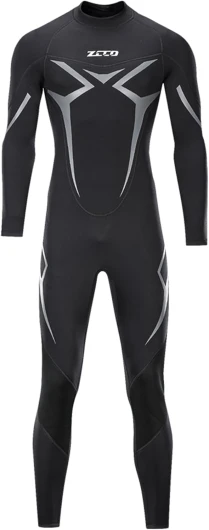 Combinaison de plongée en néoprène de qualité supérieure pour Homme - 3 mm - Manches Longues - pour la pêche au Lancer, la plongée avec Tuba, Le Surf, Le canoë, la plongée sous-Marine