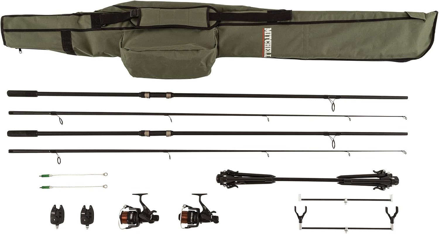 Fishing GT Pro Kit de pêche, Canne à pêche et Moulinet, Noir, 1,13 kg