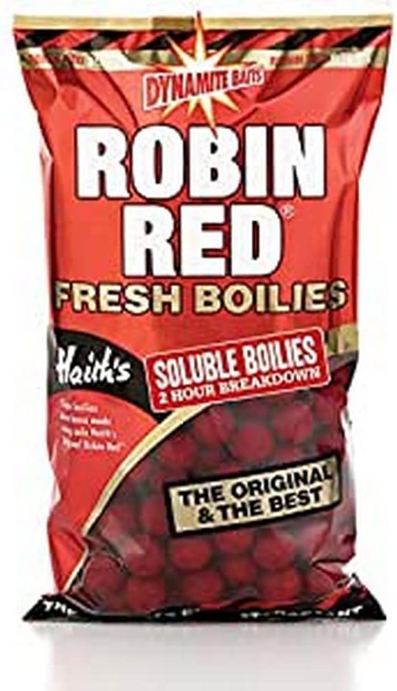 Dynamite Baits Bouillettes Robin Red 1kg 1 unité (Lot de 1)