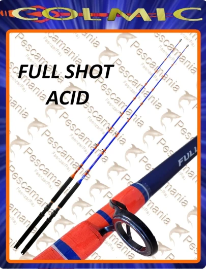 Canne à pêche colmic FULL SHOT ACID Trolling 6'1" 20 LBS