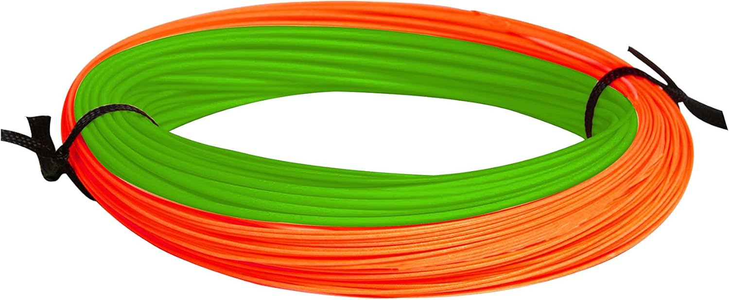 SNOWBEE EXD5F XS Plus XS-Tra Ligne Flottante à Distance Chartreuse/Orange 30,5 m