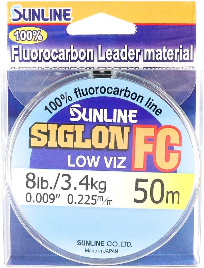 Noike SUNLINE Siglon FC Fluorocarbone 50 m capacité de Charge 3,4 kg
