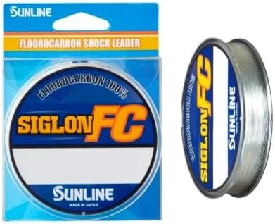 Sunline Siglon FC, fil fluorocarbone de pêche, 0,128 mm, 2,4 lb, 30 m/50 m