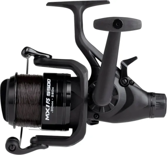 MX1 FS Moulinet de pêche Spinning Polyvalent; Moulinets de Peche Carpe, Truite et Autres Pêches d'eau Douce avec Système Oscillation parallèle Engrenages Robustes 5500 Pre-spooled