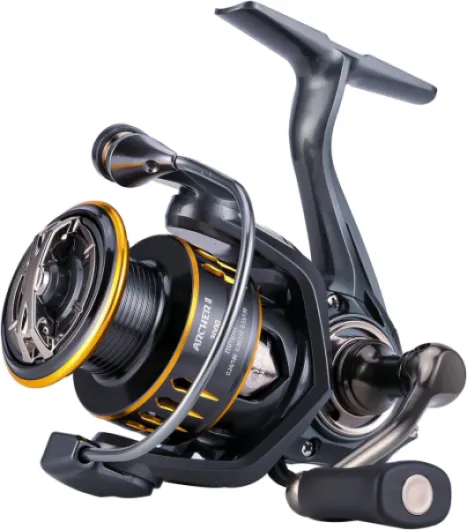 Archer Moulinet Peche Spinning 8+1BB Moulinet de Pêche Carpe Ultraléger 4.9: 1 5.2: 1 Max Drag 29LB ARCHER II 2000 5.2:1 Max Drag 12LB