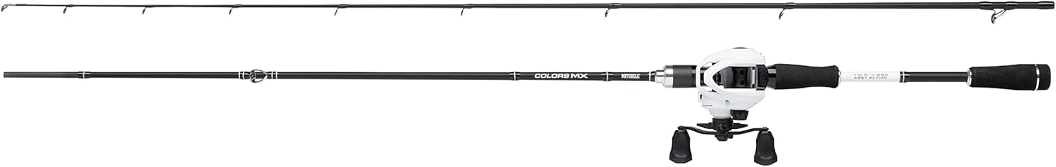 Colors MX Castrute and Rolle Combo – Raubfisch Baitcasting Setup – Hecht, Zander, Barsch 213 cm