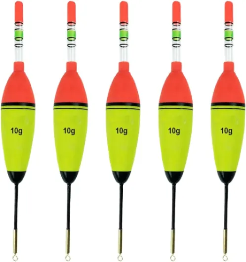 XPEX 5 Pièces Flotteur Peche, Bouchon Lumineux Peche, 10G Flotteur Truite, Bouchon Peche, Flotteur Lumineux De Pêche Nuit, Eva Flotteurs Et Bobbers De Pêche, Peche Bouchon, Flotteur Peche Au Coup