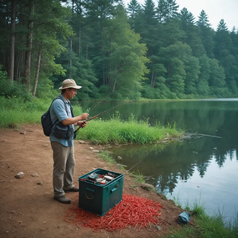 Tout savoir sur l’utilisation des asticots rouges pour la pêche à la canne