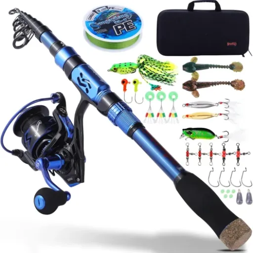 Test Sougayilang Ensemble Canne + Moulinet : le kit pratique pour débuter sans se ruiner