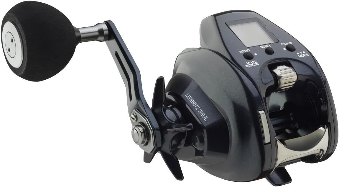 DAIWA 23 Leobritz 300JL(E), Moulinet de Pêche à Tambour Tournant Électrique, Frein Étoile, Manivelle à Droite, 10806-300
