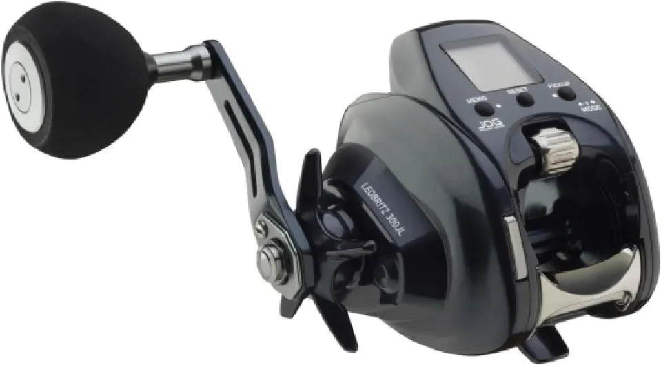 DAIWA 23 Leobritz 300JL(E), Moulinet de Pêche à Tambour Tournant Électrique, Frein Étoile, Manivelle à Droite, 10806-300