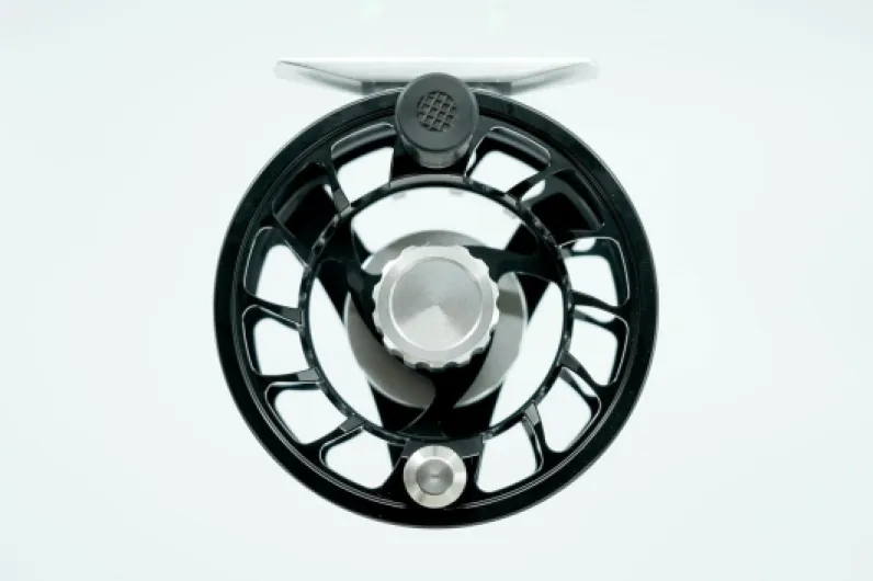 Kingfisher Fly Fishing Big Blackfoot Moulinet durable léger haute performance pour pêche à la mouche 5/6 Noir/argenté