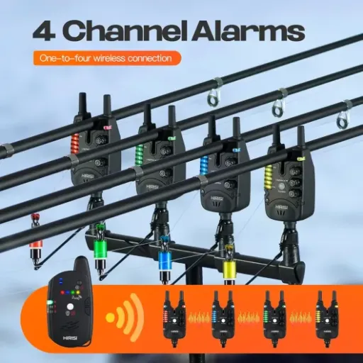 Test Hirisi Tackle FBA-S8-4 : un kit d’alarmes carpe complet qui fait le job sans se ruiner