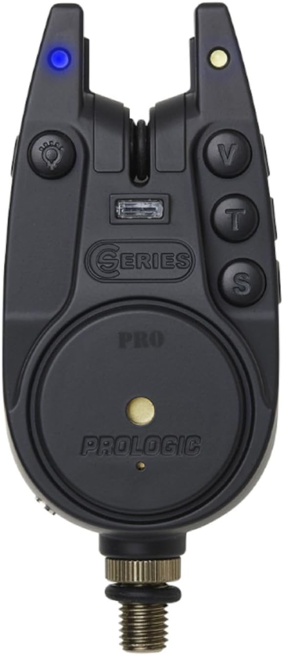 Prologic C-Series Pro Alarm Set 4+1+1 All Blue Lot de détecteurs de touche pour la pêche à la carpe et accessoires de pêche