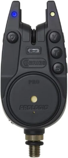 Prologic C-Series Pro Alarm Set 4+1+1 All Blue Lot de détecteurs de touche pour la pêche à la carpe et accessoires de pêche