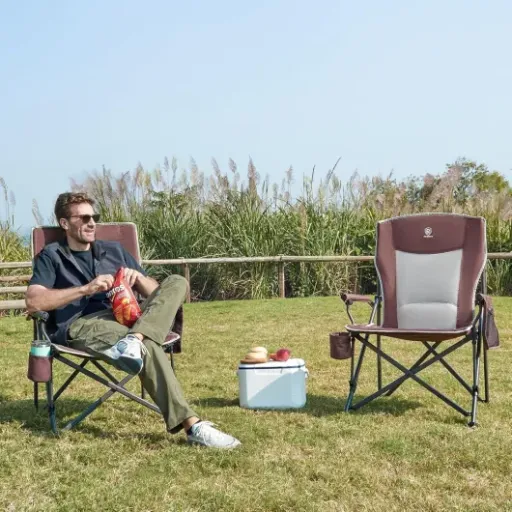 Test EVER ADVANCED Chaise de Camping XL : la grosse chaise qui tient vraiment les gabarits lourds