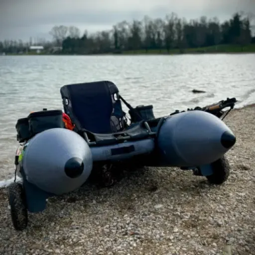 Test Générique Kit Roues Float Tube FLTB9 CAPERLAN : le kit qui évite de se flinguer le dos sur le parking