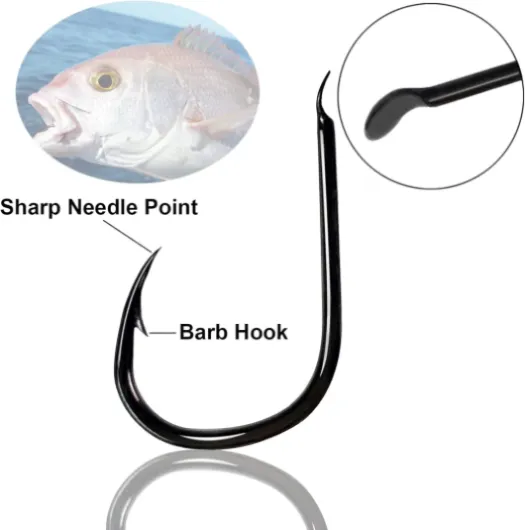 THKFISH Hameçons pêche Eau fraiche Acier à Haute teneur en Carbone Hameçons pêche avec boîte en Plastique Hameçons pêche Yeux Hameçons/sans Yeux Hameçons 10 Tailles 500 pièces Sans yeux Hameçons -500Pièces