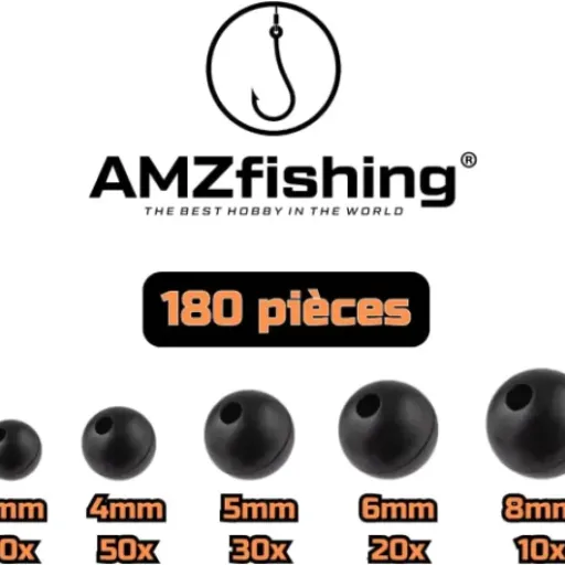 Test AMZfishing Lot de 180 perles en caoutchouc : le petit consommable qui fait le job sans prise de tête