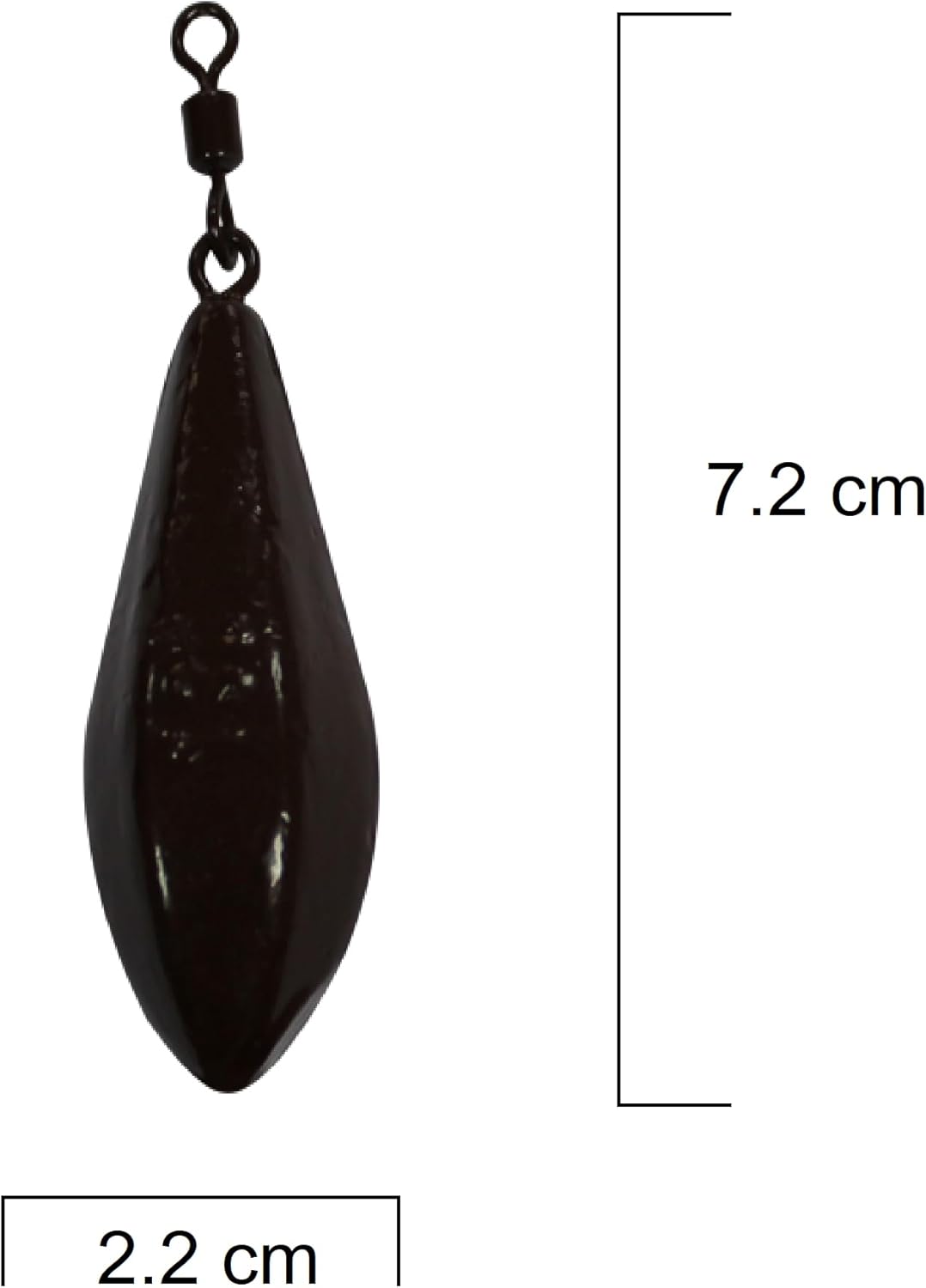 Plomb de base Long Cast - 5 x 130 g - Émerillons - Kit de plombs - Pêche de base - Pêche en poire - Poids en plomb - Plomb de pêche - Plomb - Plomb - Plomb à la carpe