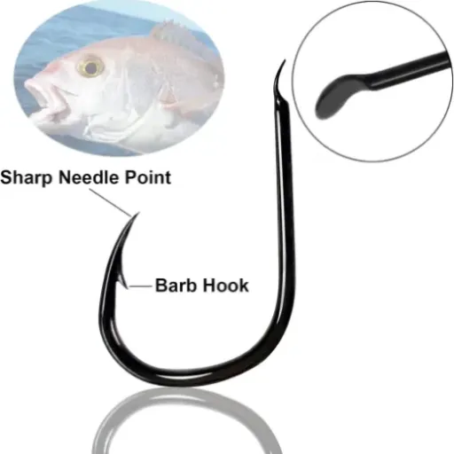 Test THKFISH 500 hameçons sans œillet : le gros stock pas cher pour la pêche en eau douce