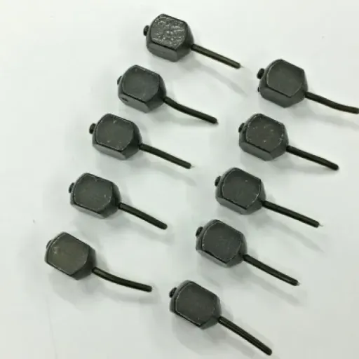 Test lot de 10 x plombs carrés en ligne 3 oz : des lests simples qui font le job pour la carpe