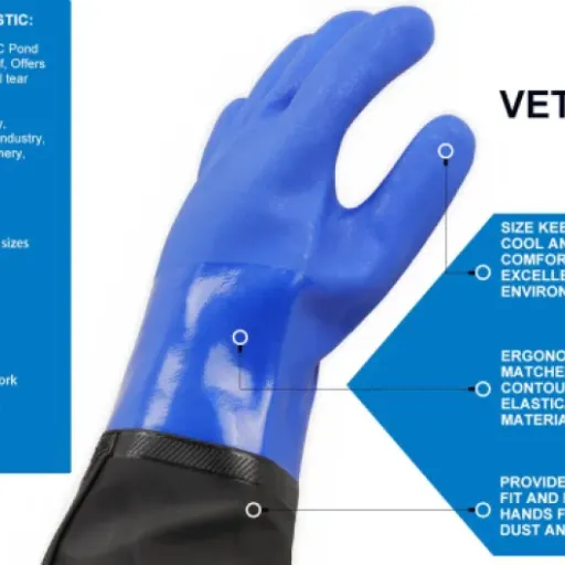 Test gants longs VETIN 68 cm : enfin les mains au sec dans le bassin